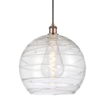 Antique Copper / Clear Deco Swirl