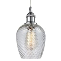 Polished Chrome / Clear Spiral Fluted