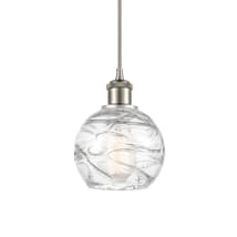 Clear Deco Swirl / Brushed Satin Nickel