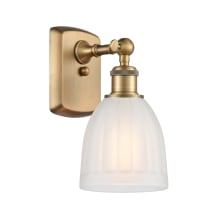 Brushed Brass / White