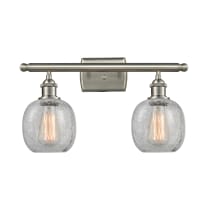 Brushed Satin Nickel / Clear Crackle