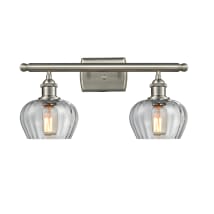Brushed Satin Nickel / Clear Fluted