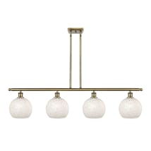 Antique Brass / White Mouchette