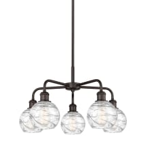 Oil Rubbed Bronze / Clear Deco Swirl