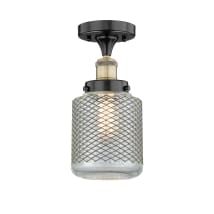 Black Antique Brass / Clear Wire Mesh