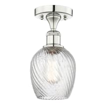 Polished Nickel / Clear Spiral Fluted