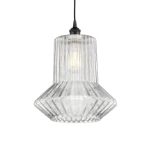 Matte Black / Clear Spiral Fluted