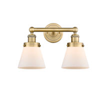 Brushed Brass / Matte White