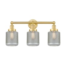 Satin Gold / Clear Wire Mesh