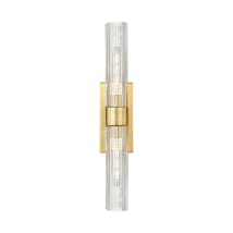 Satin Gold / Striped Clear