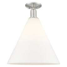 Brushed Satin Nickel / Matte White