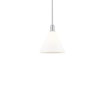 Brushed Satin Nickel / Matte White