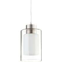 Satin Nickel / White