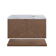 Chestnut / Carrara Marble