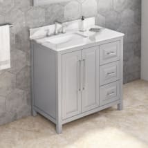 Grey / Calacatta Vienna Quartz Top