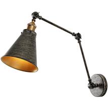 Rustic Dark Gray / Brass Gold