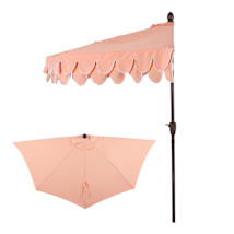 Coral Pink / White / Dark Brown