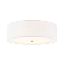 Brushed Brass / White