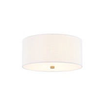 Brushed Brass / White