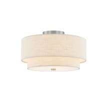 Brushed Nickel / Cream