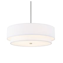 Brushed Nickel / White