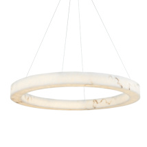 Brushed Brass / Faux Alabaster