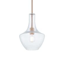 Brushed Brass / Seeded Glass