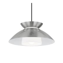 Brushed Nickel / Opal Glass