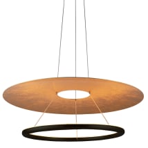 Matte Black Metal / Gold Leaf