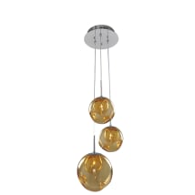 Chrome / Amber Shade