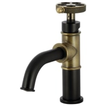 Matte Black / Antique Brass