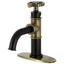 Matte Black / Antique Brass