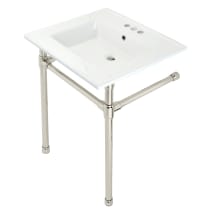 White / Polished Nickel