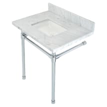 Marble White / Polished Chrome