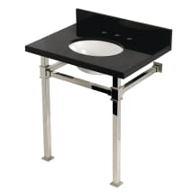 Black Granite / Polished Nickel