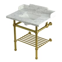 Marble White / Brushed Brass