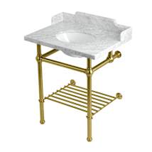 Marble White / Brushed Brass