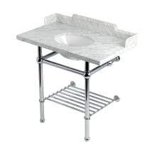 Marble White / Polished Chrome