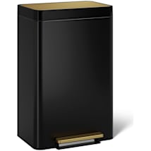 Black Stainless / Moderne Brushed Brass