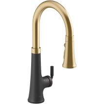 Matte Black Moderne Brass