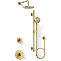 Vibrant Brushed Moderne Brass