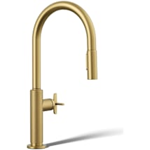 Vibrant Brushed Moderne Brass