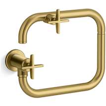 Vibrant Brushed Moderne Brass