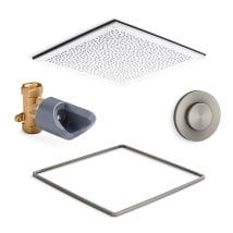 White / Vibrant Brushed Nickel
