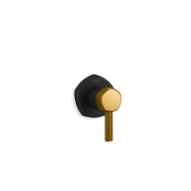 Matte Black with Moderne Brass
