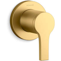 Vibrant Brushed Moderne Brass