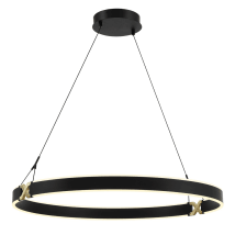 Coal / Satin Brass