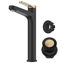Spot Free Brushed Brass / Matte Black