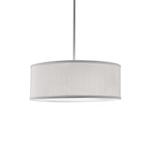 Brushed Nickel / White