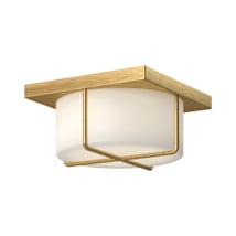 Brushed Gold / Opal Glass